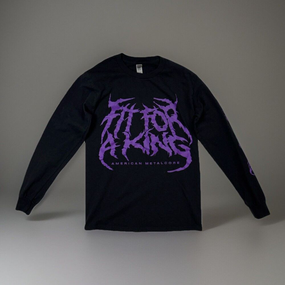 Fit For A King Shirt Men’s SMALL Black American Metalcore Christian Band Tee